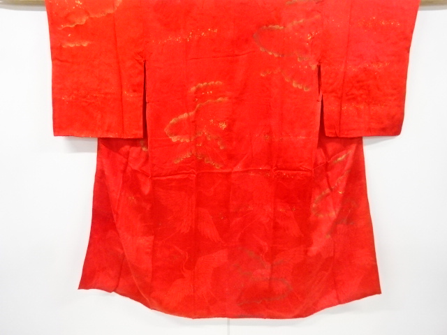 JAPANESE KIMONO / ANTIQUE JUBAN / SILK / CLOUD
